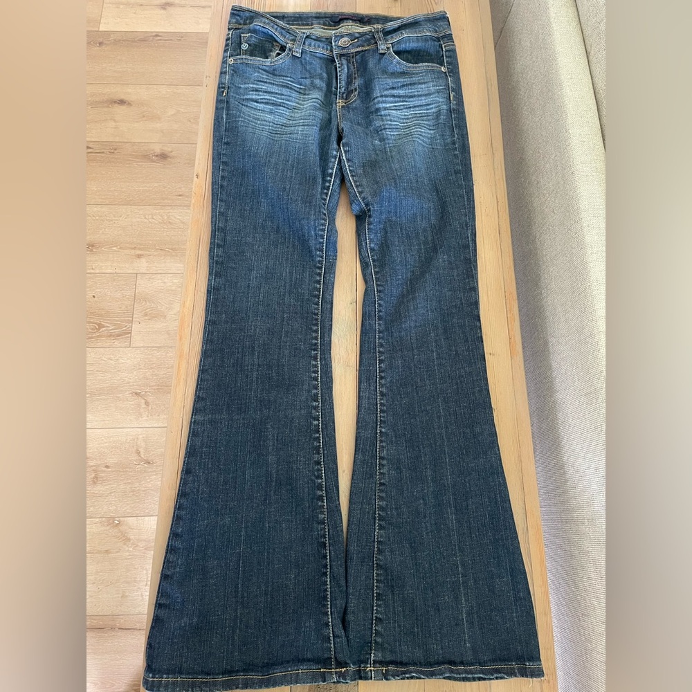 Vigold Dark Blue Flare Jeans